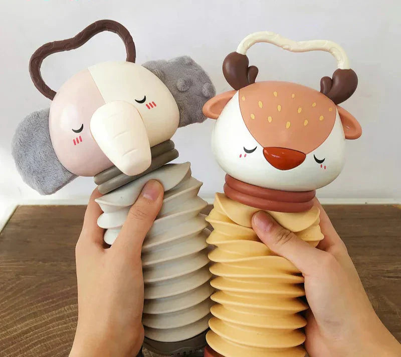 MelodyNest | Interaktives Baby-Akkordeonspielzeug – Bunte Rassel für frühes Lernen und Spielen 1