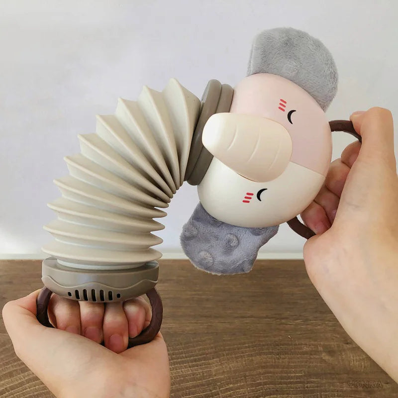 MelodyNest | Interaktives Baby-Akkordeonspielzeug – Bunte Rassel für frühes Lernen und Spielen 7