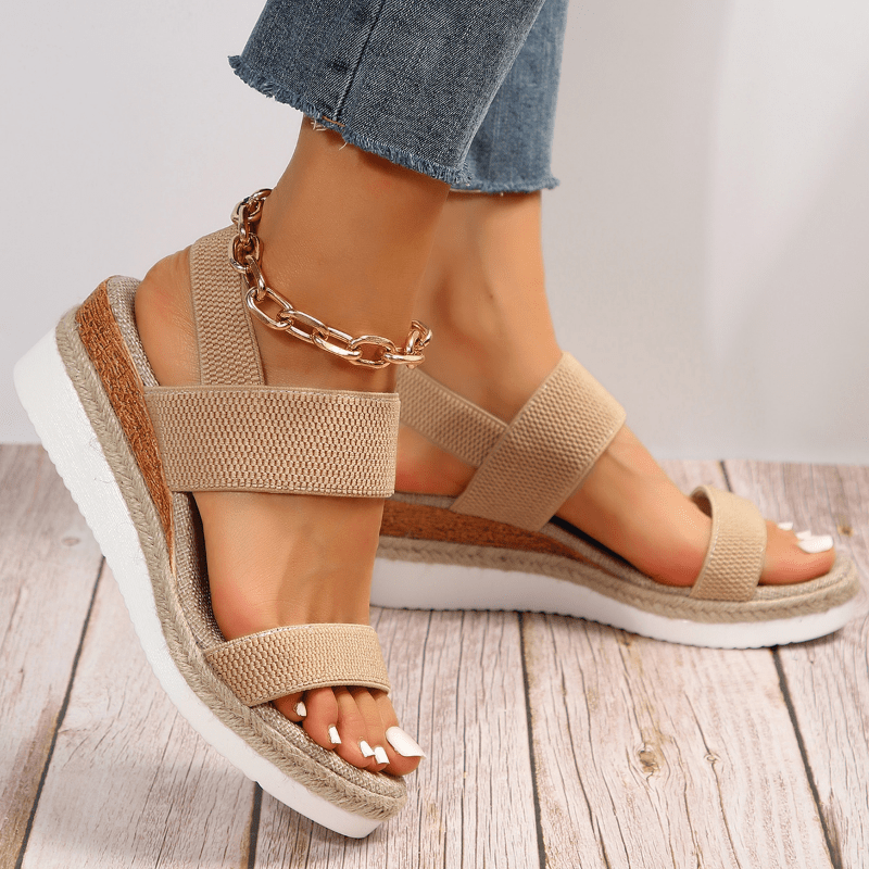 Melyora | Orthopädische Plateau-Sandalen 0