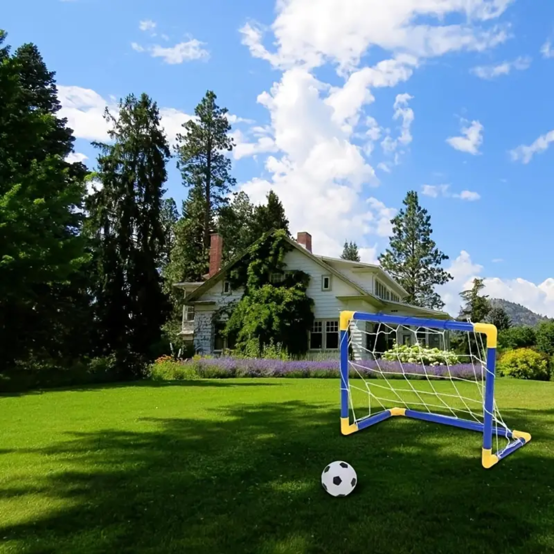 Mini-Fußballtor-Set – Kompaktes Indoor-Spielzeugtor für Kinder 1