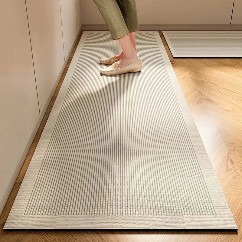 Minimalistische, rutschfeste Küchenmatte – leicht zu reinigen 0