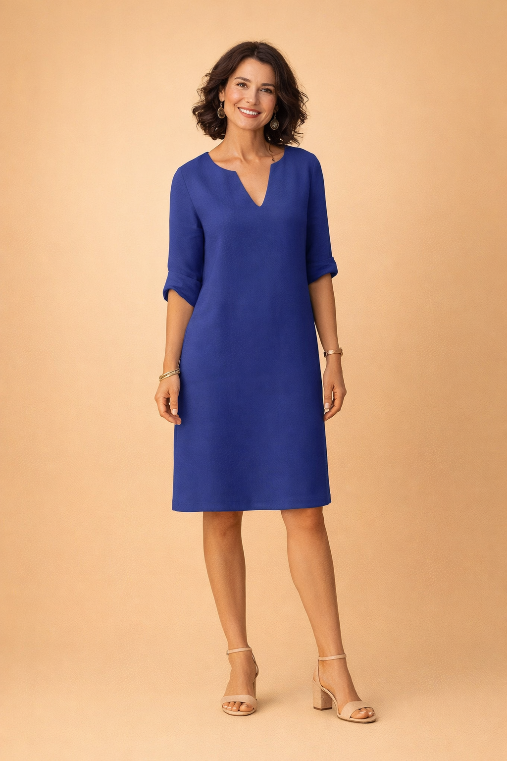 Mittellanges Sommerkleid Damen Elegant Vielseitig für Freizeit und Urlaub 10