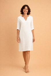 Mittellanges Sommerkleid Damen Elegant Vielseitig für Freizeit und Urlaub 13