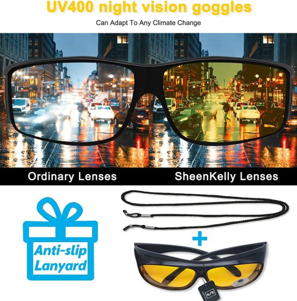 Nachtsicht HD Anti Blendungbrille 4