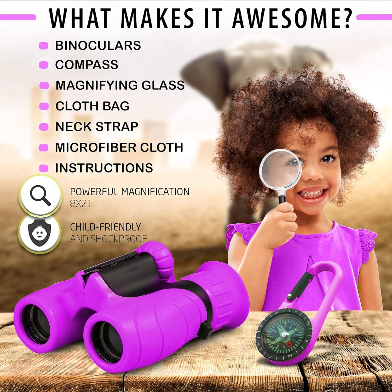 NatureScope | Kompaktes Fernglas für Kinder auf ihren Outdoor-Abenteuern 1