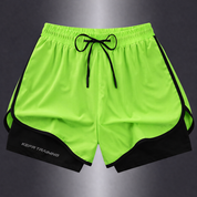 Geometrische Sportshorts für Damen – Stylisch und atmungsaktiv für Fitness und Laufen