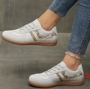 Nora | Damen Orthopädische Sneaker mit Breiter Zehenbox und Schnürung 12