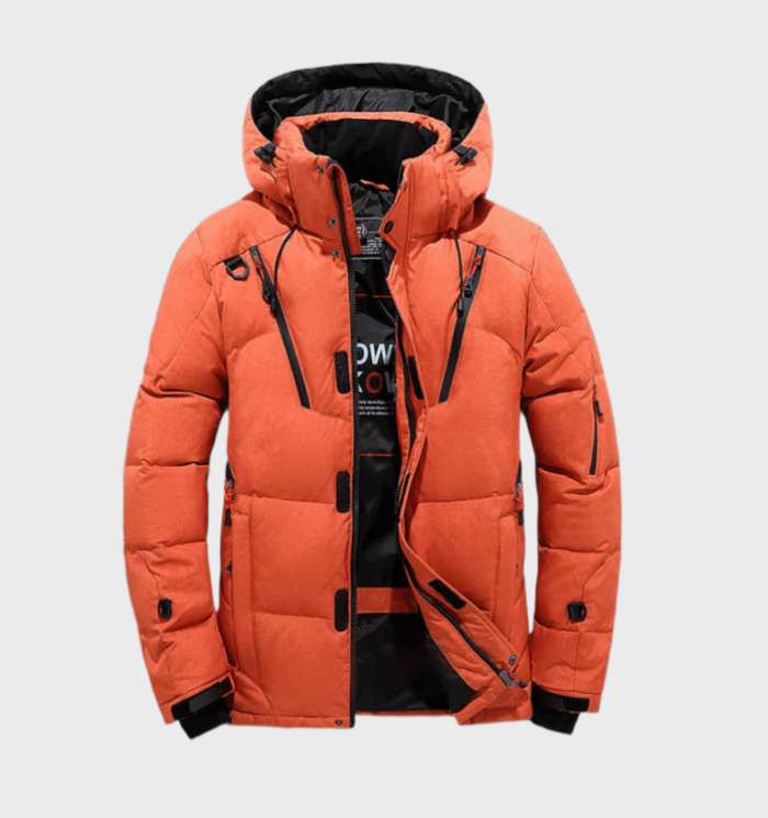 Nordfall - Dick gefütterte wasser- und winddichte Parka-Winterjacke mit Fleece 4
