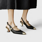 Orthopädische Damen Heels mit Arch Support und strukturiertem Obermaterial für elegante Anlässe 3