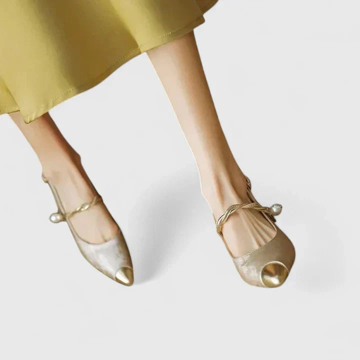 Orthopädische Damen Heels mit Arch Support und strukturiertem Obermaterial für elegante Anlässe 4