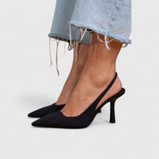 Orthopädische Damenpumps mit Leopardenprint und Absatz 2