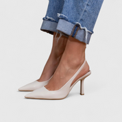 Orthopädische Damenpumps mit Leopardenprint und Absatz 3