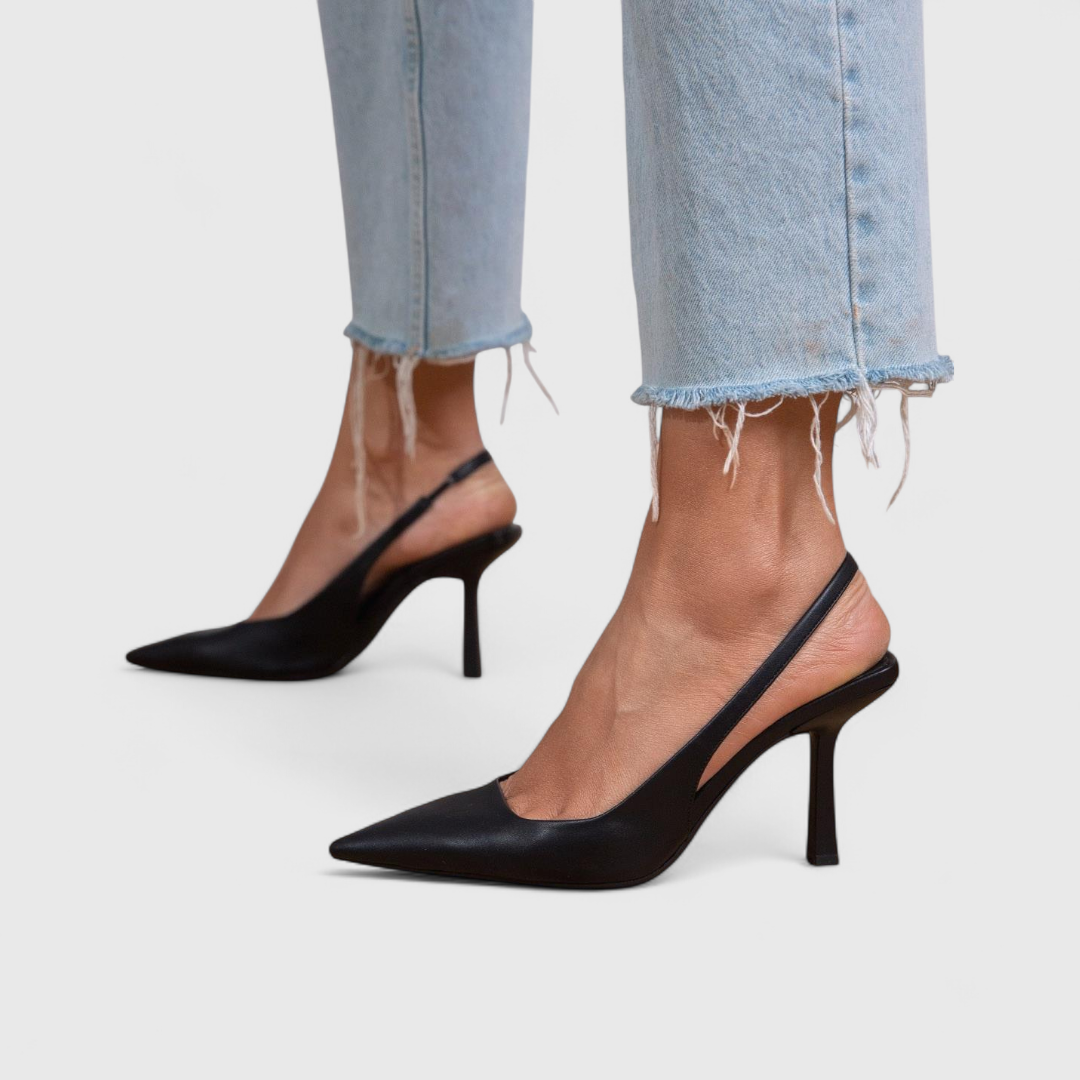 Orthopädische Damenpumps mit Leopardenprint und Absatz 5