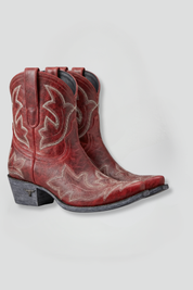 Orthopädische Damenstiefel mit Arch Support und gestickten Western-Details für ganzjähriges Tragen 1