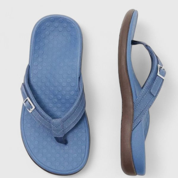 Orthopädische Flip-Flop-Sandalen für Damen mit verstellbarer Schnalle und Arch Support für Sommerkomfort 1