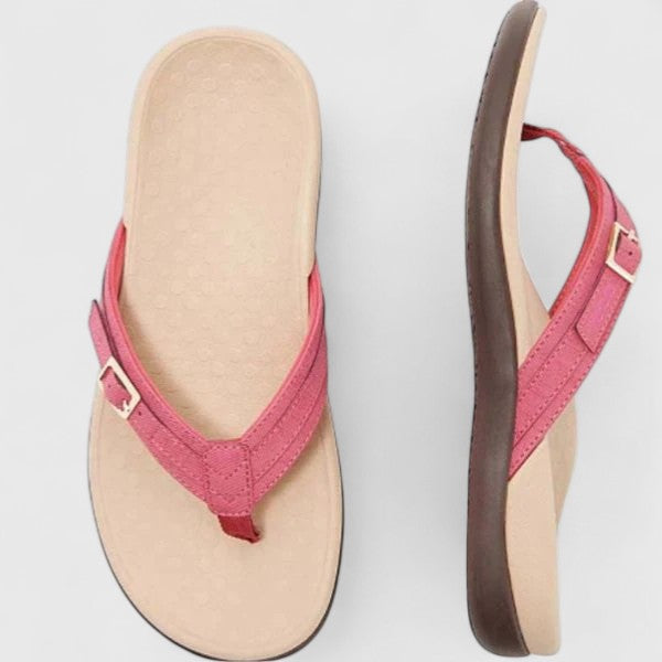 Orthopädische Flip-Flop-Sandalen für Damen mit verstellbarer Schnalle und Arch Support für Sommerkomfort 3