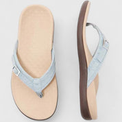 Orthopädische Flip-Flop-Sandalen für Damen mit verstellbarer Schnalle und Arch Support für Sommerkomfort 7
