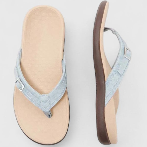 Orthopädische Flip-Flop-Sandalen für Damen mit verstellbarer Schnalle und Arch Support für Sommerkomfort 7