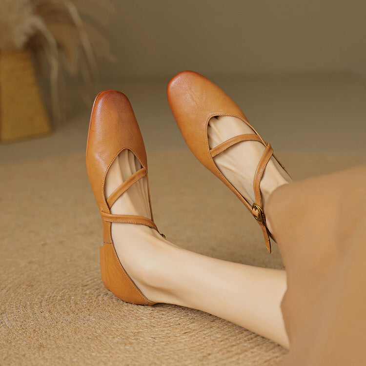 Orthopädische Mary Jane Damenschuhe mit Riemen für Damen – Komfortable Eleganz für Jeden Anlass 1