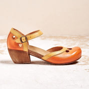 Orthopädische flache Damensandalen mit niedrigem Absatz für optimalen Komfort 7
