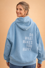 ZAYA | Mach, was dich glücklich macht Oversized Hoodie