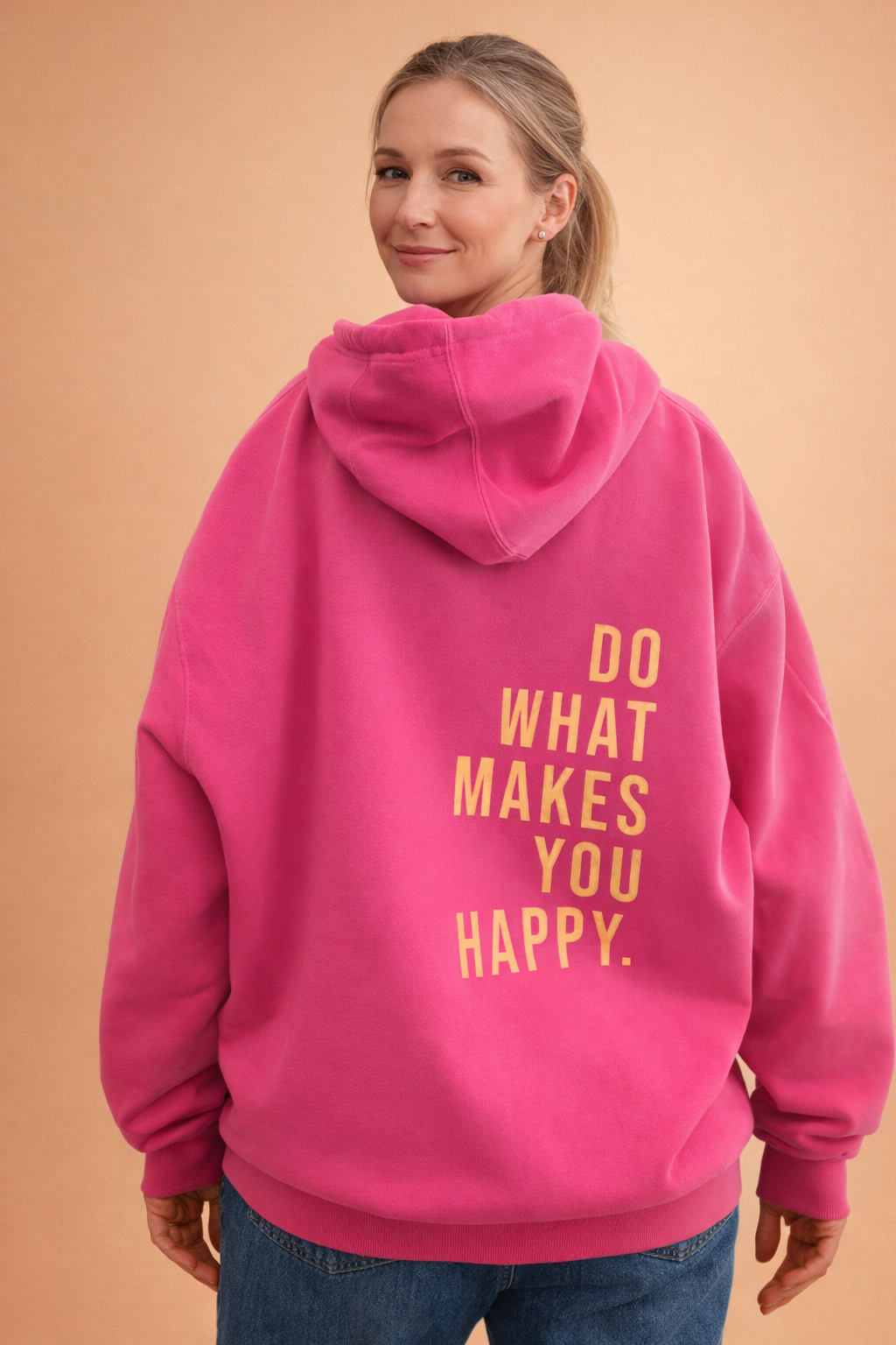 ZAYA | Mach, was dich glücklich macht Oversized Hoodie