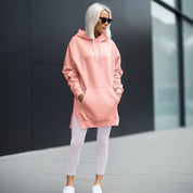 Audrey | Bequemes Oversize-Kleid mit Kapuze für Damen