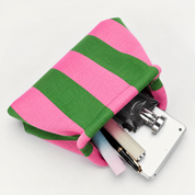 Lanie | Stylische und vielseitige gestreifte Kosmetiktasche