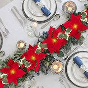 Poinsettia Glow | LED-Sternengirlande für die Weihnachtsdekoration 2