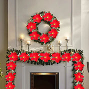 Poinsettia Glow | LED-Sternengirlande für die Weihnachtsdekoration 3