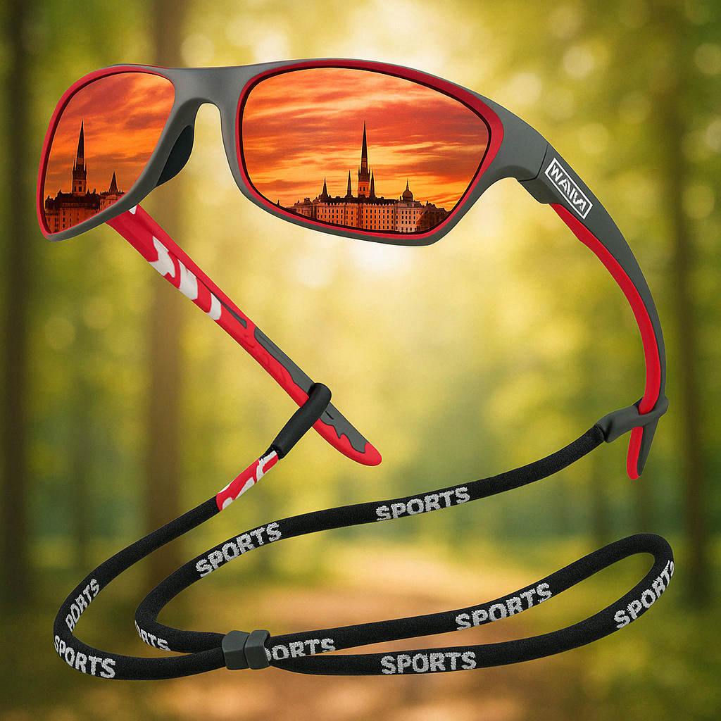 Polarisierende Outdoor -Sport -Sonnenbrillen mit UV400 -Schutz - Leichtes und stilvolles Design für ultimative Augenkomfort 1