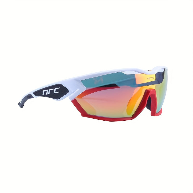 Polycarbonat-Radbrille mit 3 Gläsern – winddichte Brille für Radfahren, Laufen und Outdoor-Aktivitäten 0