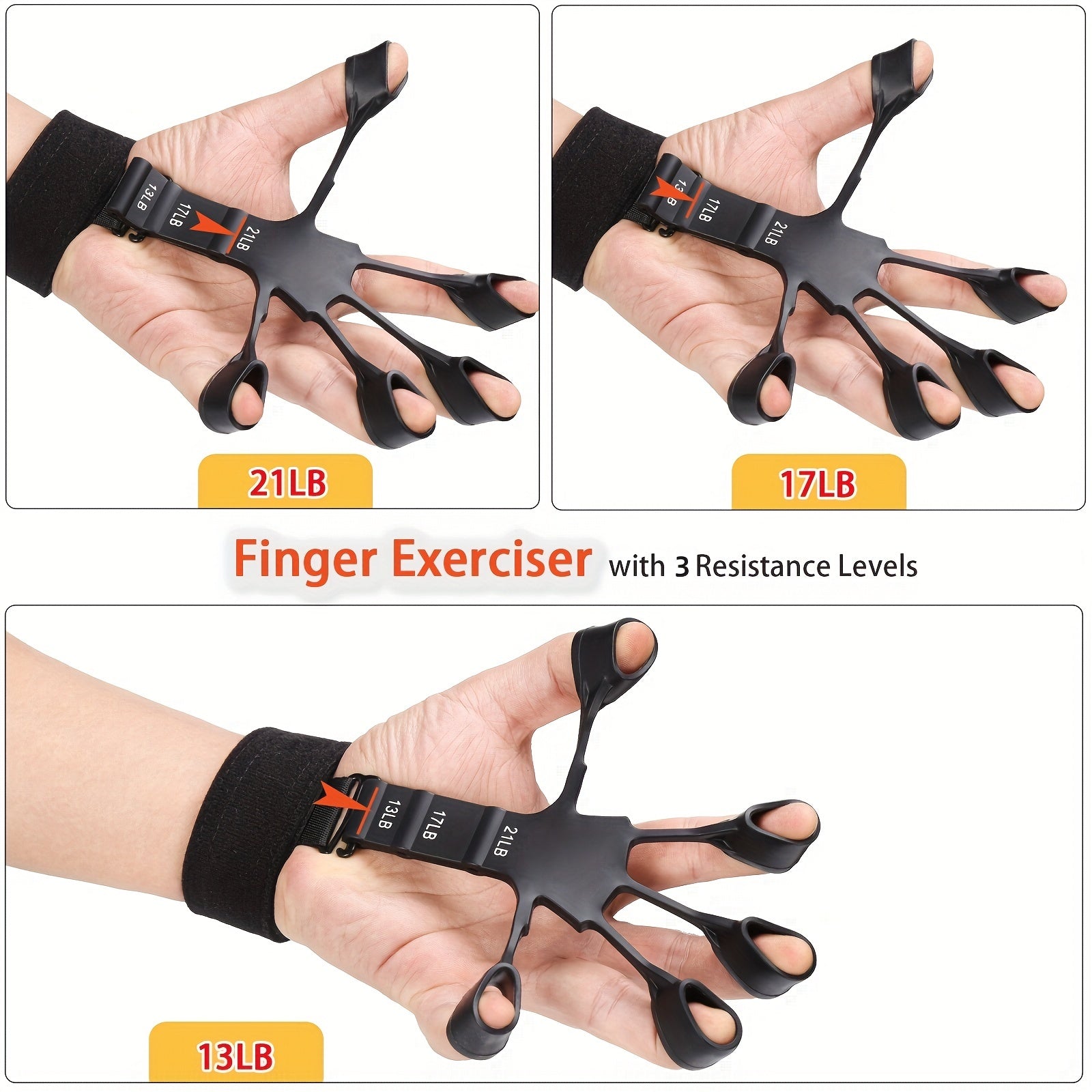 PowerGrip Handtrainer-Set – 5-in-1 für starke Hände und Unterarme 2