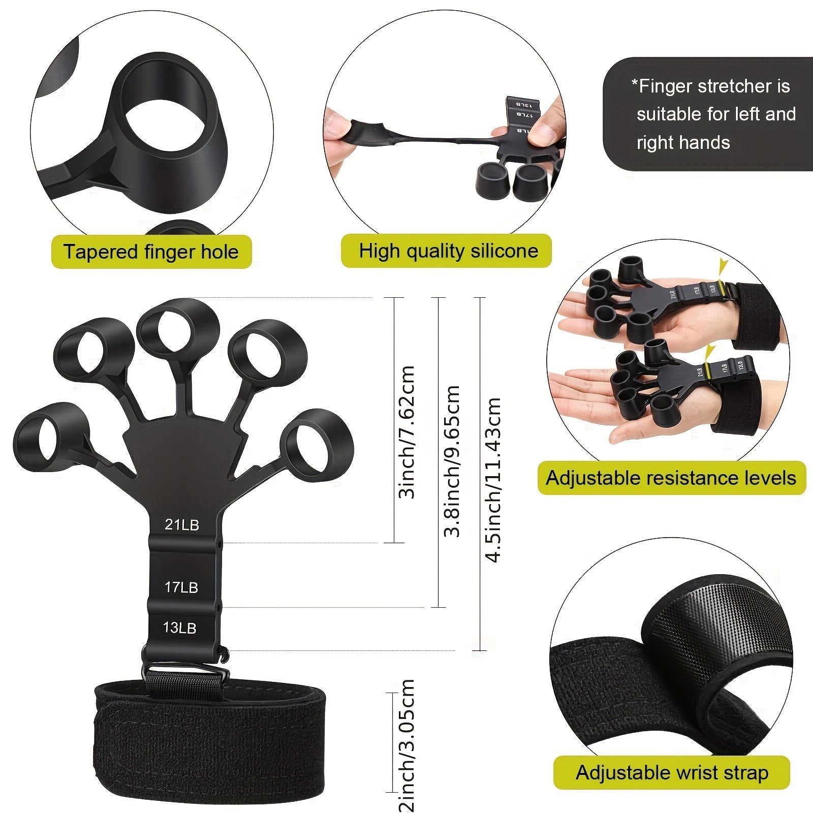 PowerGrip Handtrainer-Set – 5-in-1 für starke Hände und Unterarme 3