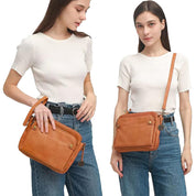Praktische Damen-Schultertasche aus elegantem, strapazierfähigem Stoff 2