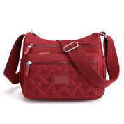 Praktische Damen-Schultertasche aus strapazierfähigem Nylon 12