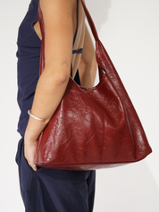 Praktische, stylische Damen-Tragetasche aus Vintage-Leder – robust und langlebig 8