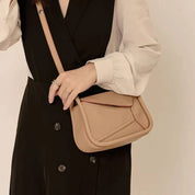 Amara | Geometrisk PU-läder crossbody-slingväska