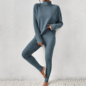ASHLEY | Tvådelad stickad outfit