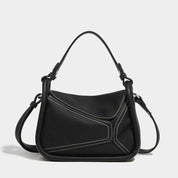 Amara | Geometrisk PU-läder crossbody-slingväska