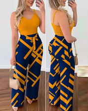 Sadie | Rüschen Tvådelad Jumpsuit-set