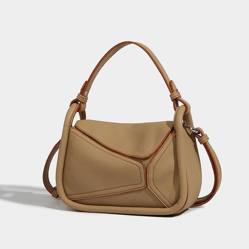 Amara | Geometrisk PU-läder crossbody-slingväska