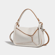 Amara | Geometrisk PU-läder crossbody-slingväska