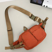 Ruby | Avslappnad vattenavvisande nylon höftväska crossbody