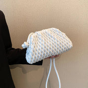 Chloe | Stilren enfärgad mini läder crossbody axelväska