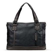 Jack | Stilfull herr PU-läder rese crossbody messengerväska