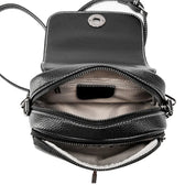 Nova | Croco-mönstrad läder crossbody mini slingväska