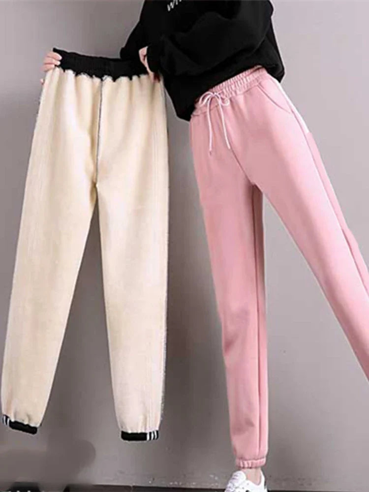 MARY | Damens tjocka fleece vinterleggings