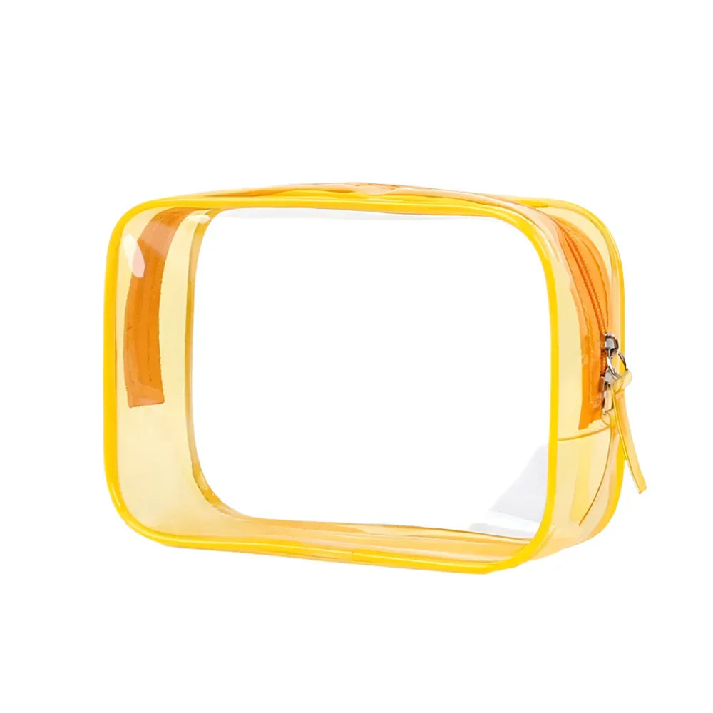 Samantha | Kompakt och bärbar transparent sminkväska