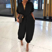 Olivia | Overall med V-ringning